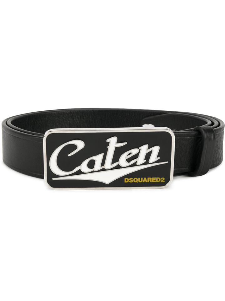 Dsquared2 Caten Buckle Belt - Black
