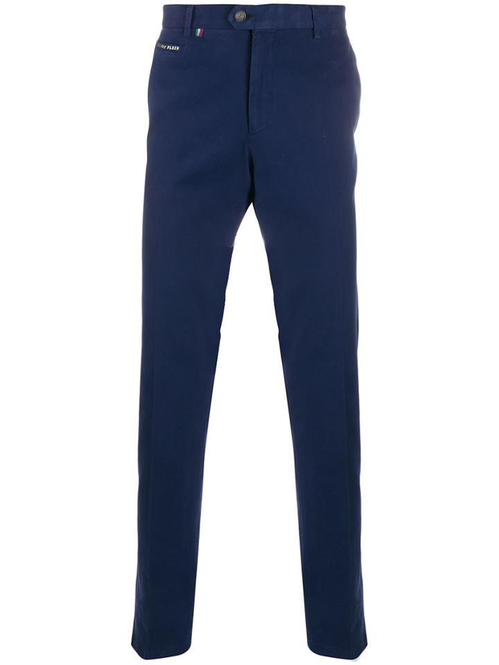 Philipp Plein Statement Chinos - Blue