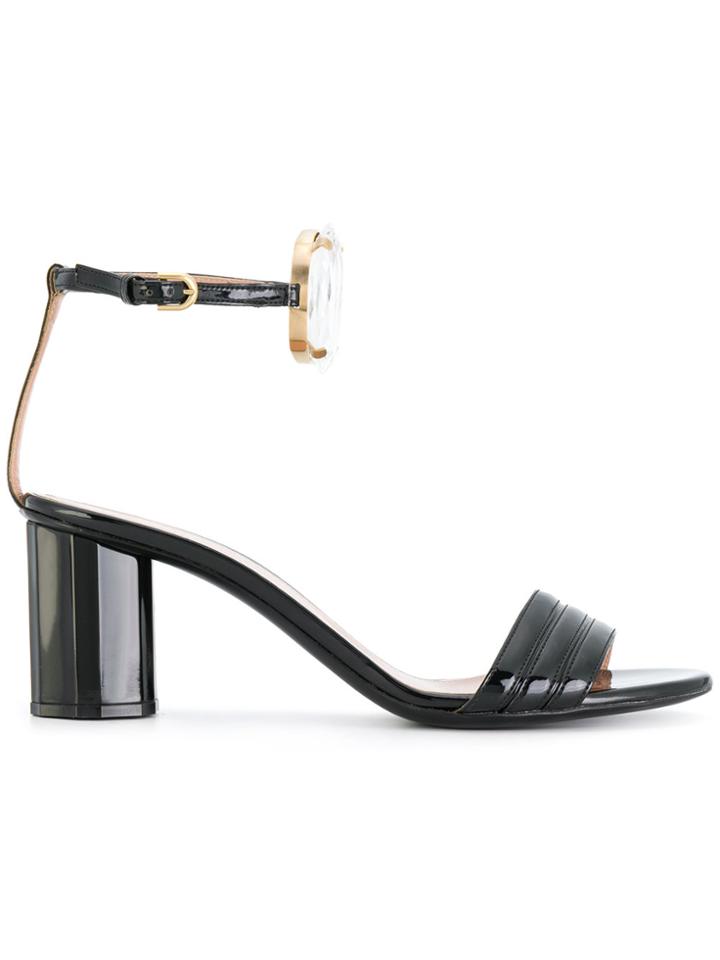 Marco De Vincenzo Embellished Strappy Sandals - Black
