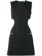 Sara Battaglia Cut Out Mini Dress - Black