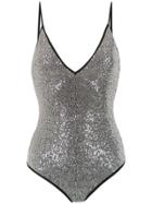 Nk Spaghetti Strap Swimsuit - Silver