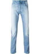 Jacob Cohen Straight Leg Jeans, Men's, Size: 30, Blue, Cotton/spandex/elastane