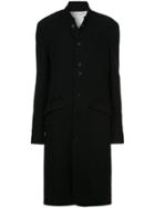 Aleksandr Manamïs Oversized Buttoned Coat - Black