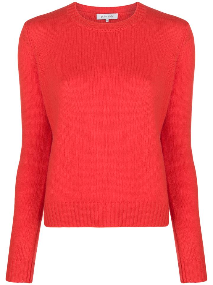 Philo-sofie Crew Neck Jumper - Yellow & Orange