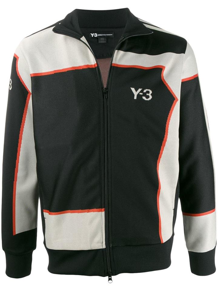 Y-3 Graphic Print Track Pants - Black