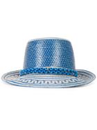 Yosuzi Stela Hat, Women's, Blue, Straw
