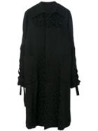 Comme Des Garçons Noir Kei Ninomiya Leopard Print Coat - Black