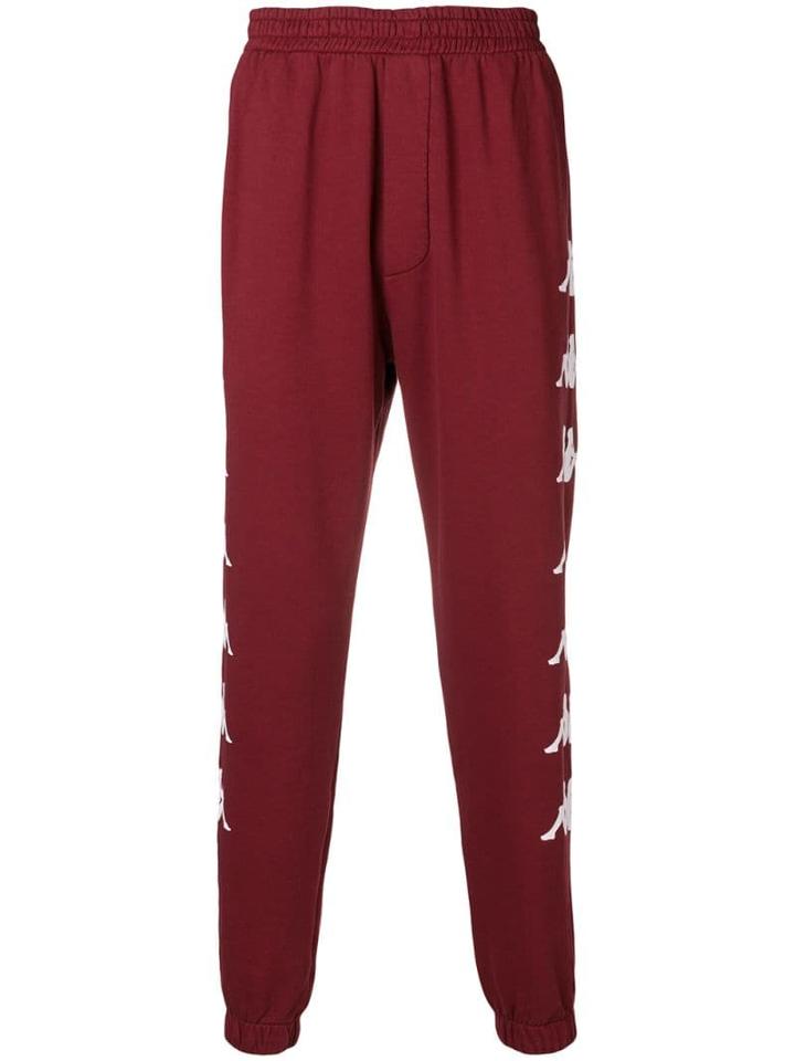 Kappa Danilo Paura X Kappa Side Logo Track Pants - Red