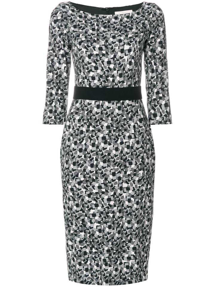 Goat Foxglove Pebble Print Dress - Black