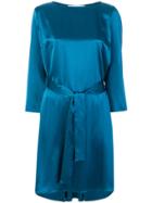 Gianluca Capannolo Belted Waist Dress - Blue