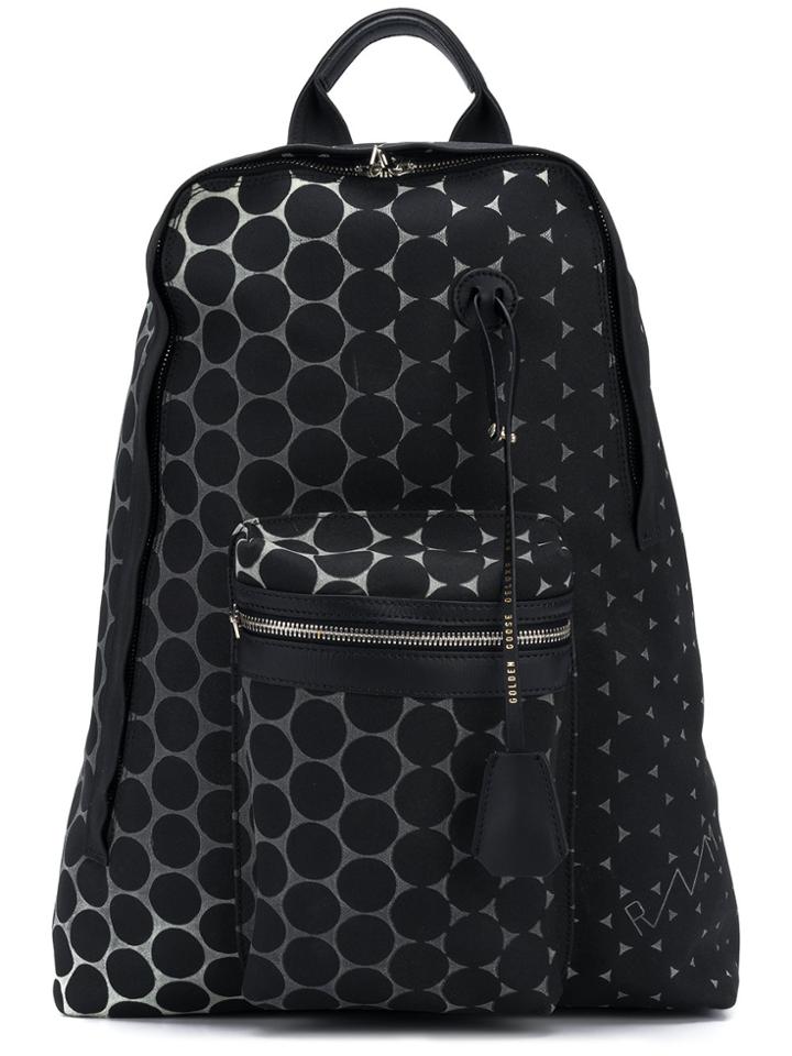 Golden Goose Deluxe Brand Polka Dot Print Backpack - Black