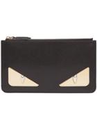 Fendi Bag Bugs Zipped Clutch - Black