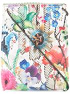 B May - Floral Print Cross Body Bag - Women - Python Skin - One Size, Python Skin