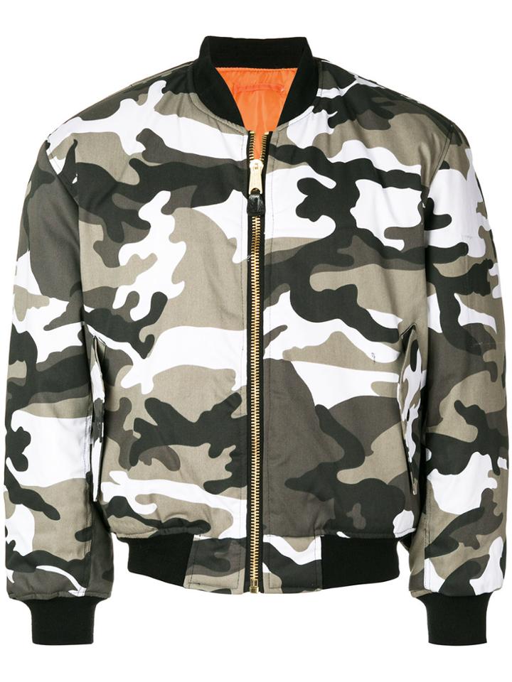 Alyx Camouflage Bomber Jacket - Green