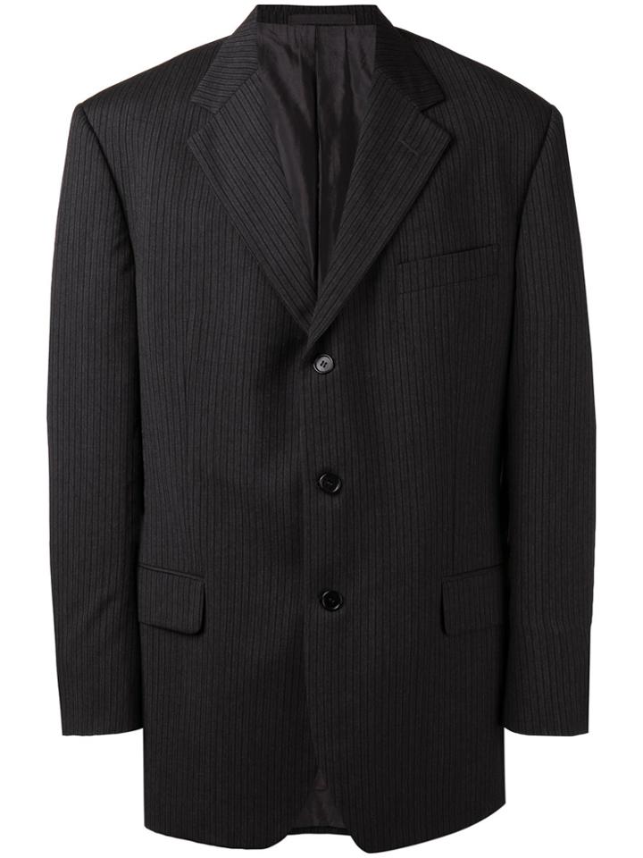 Romeo Gigli Vintage Striped Jacket - Grey
