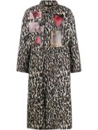 Raf Simons Abrigos Animalier Car Coat - Brown