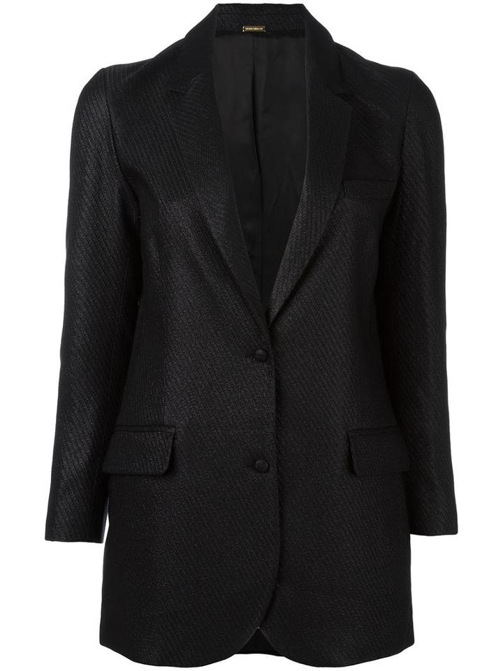 Dodo Bar Or Two Button Blazer, Women's, Size: 42, Black, Cotton/acrylic/polyamide/other Fibers