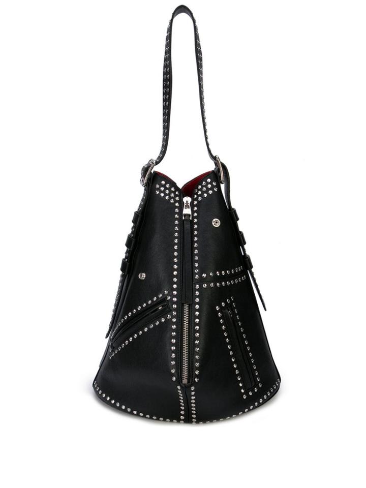 Alexander Mcqueen Biker Zip Bag - Black