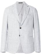 Emporio Armani Buttoned Blazer - Grey