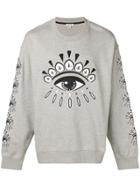 Kenzo Evil Eye Printed Sweatshirt - Grey