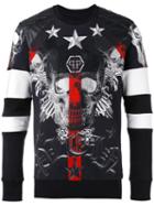 Philipp Plein - Skull Print Sweatshirt - Men - Cotton/polyester/polyurethane - L, Black, Cotton/polyester/polyurethane