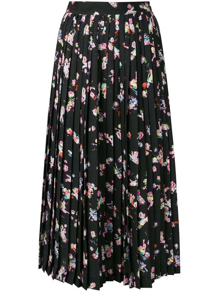 Maison Margiela High-waist Pleated Skirt - Black
