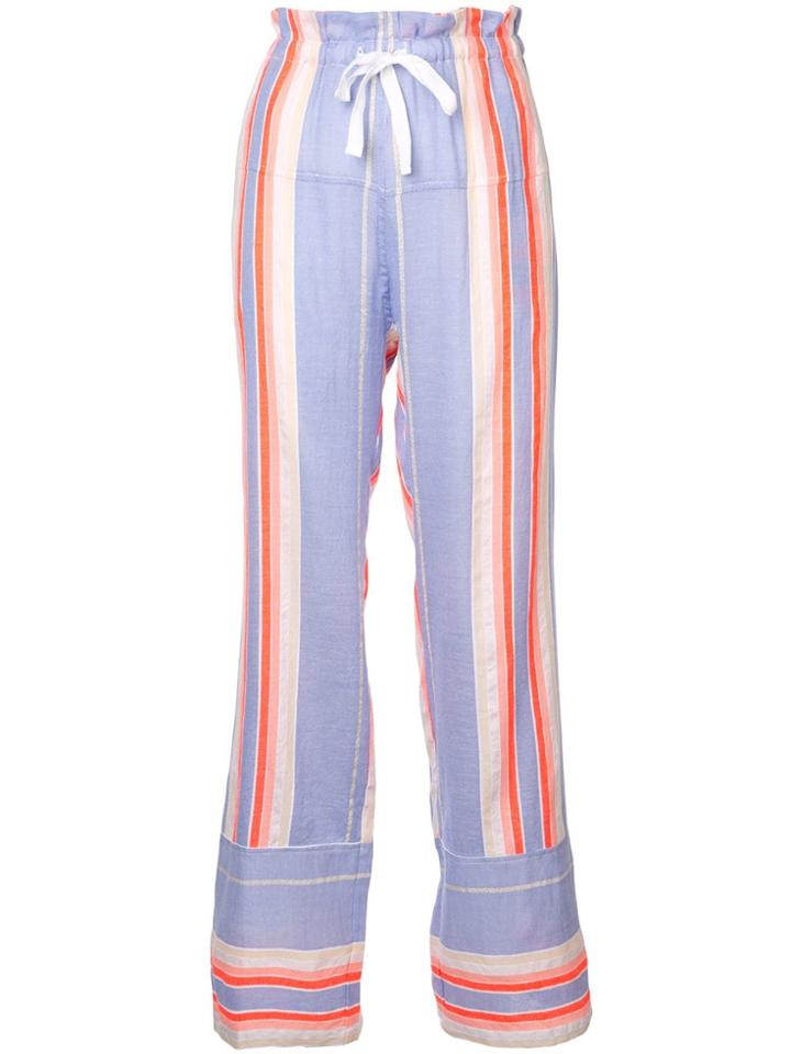 Lemlem Fiesta Striped Beach Trousers - Purple