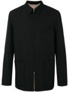 Lemaire Shirt Jacket, Men's, Size: 48, Black, Virgin Wool/viscose/cotton