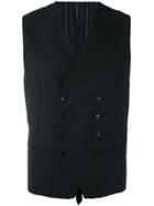 Tagliatore Classic Tailored Waistcoat - Black
