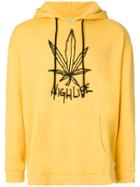 Adaptation High Life Print Hoodie - Yellow & Orange