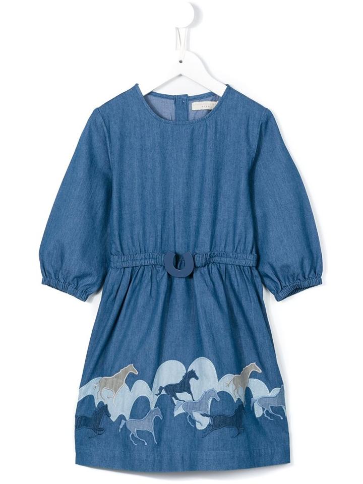 Stella Mccartney Kids 'skippy' Denim Dress, Girl's, Size: 6 Yrs, Blue