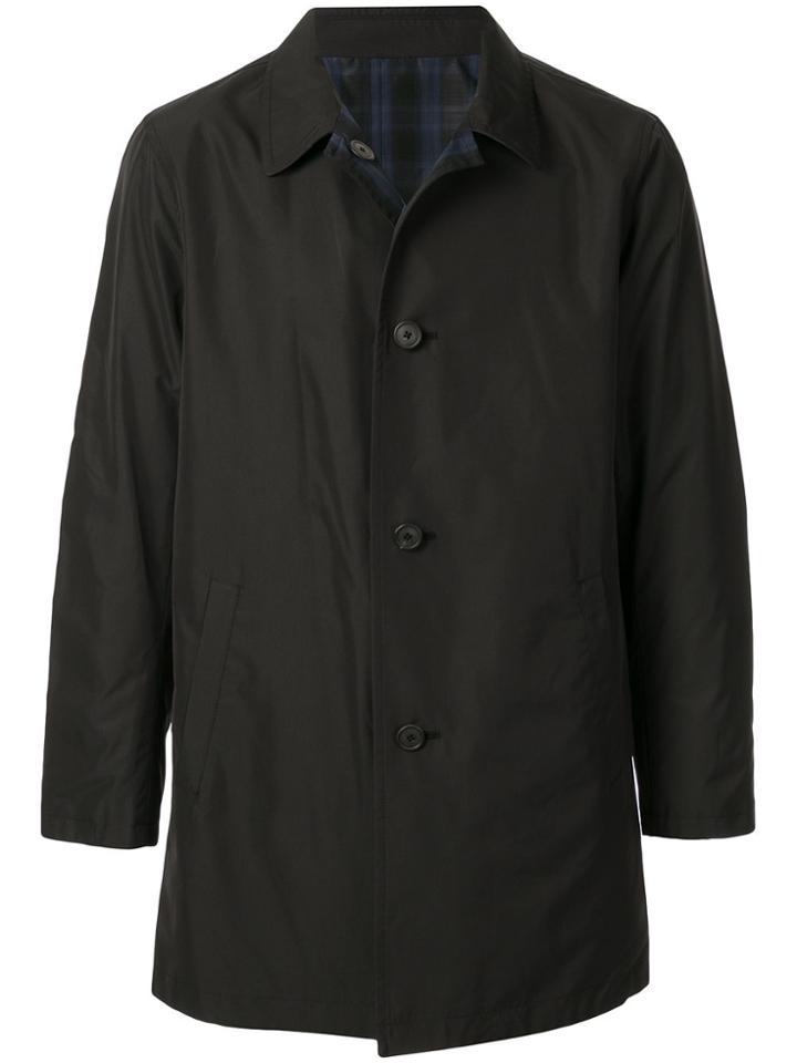 Kent & Curwen Single-breasted Short Jacket - Black