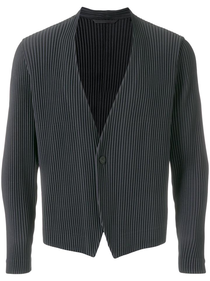 Homme Plissé Issey Miyake Pleated Jacket - Grey