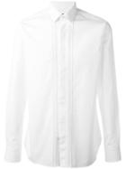 Lanvin Embroidered Shirt, Men's, Size: 40, White, Cotton