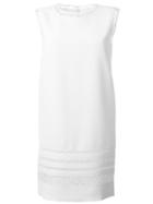 Ermanno Scervino Lace Detail Shift Dress - White