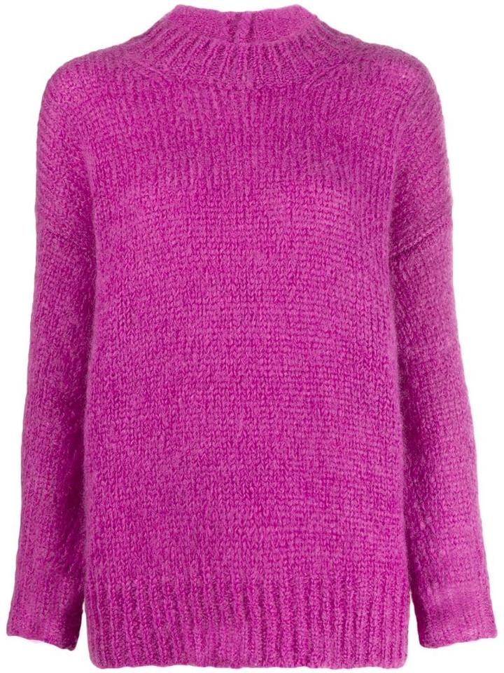 Isabel Marant Classic Fitted Sweater - Purple