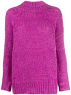 Isabel Marant Classic Fitted Sweater - Purple