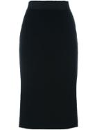 Dolce & Gabbana Classic Pencil Skirt, Women's, Size: 42, Black, Viscose/acetate/spandex/elastane/silk