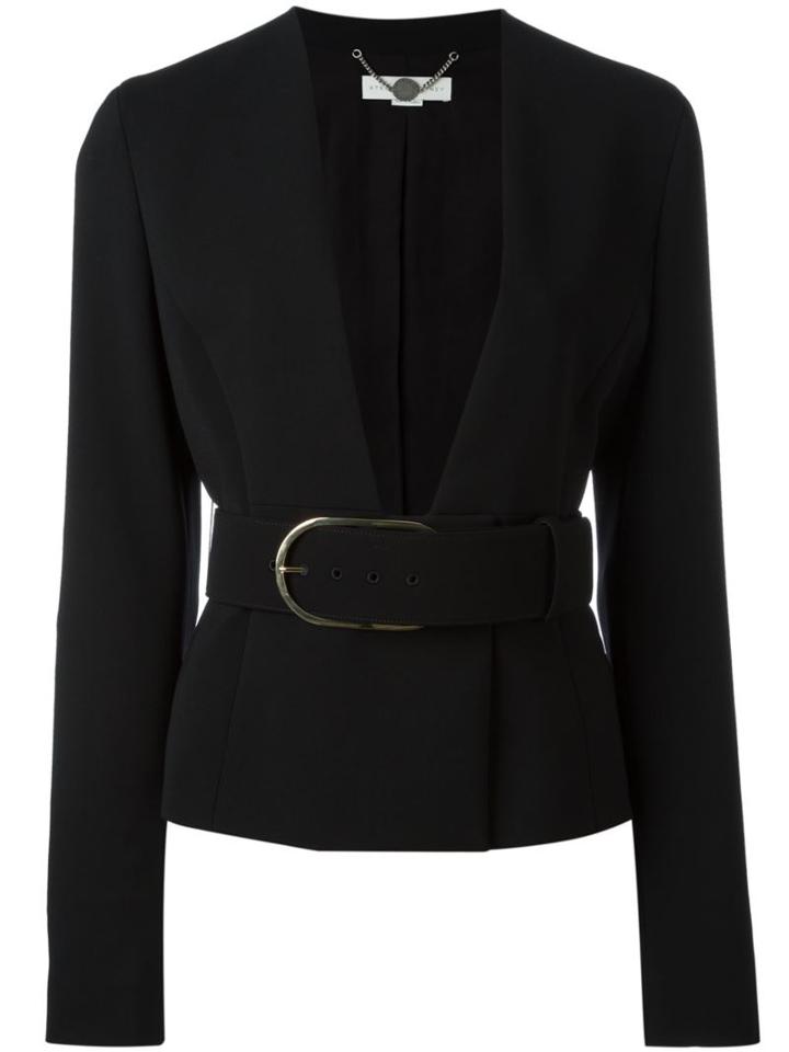 Stella Mccartney 'emma' Evening Jacket, Women's, Size: 44, Black, Cotton/spandex/elastane/viscose/wool