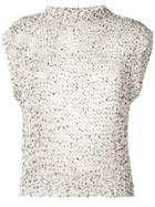 Roberto Collina Open Knit Tank Top - Neutrals