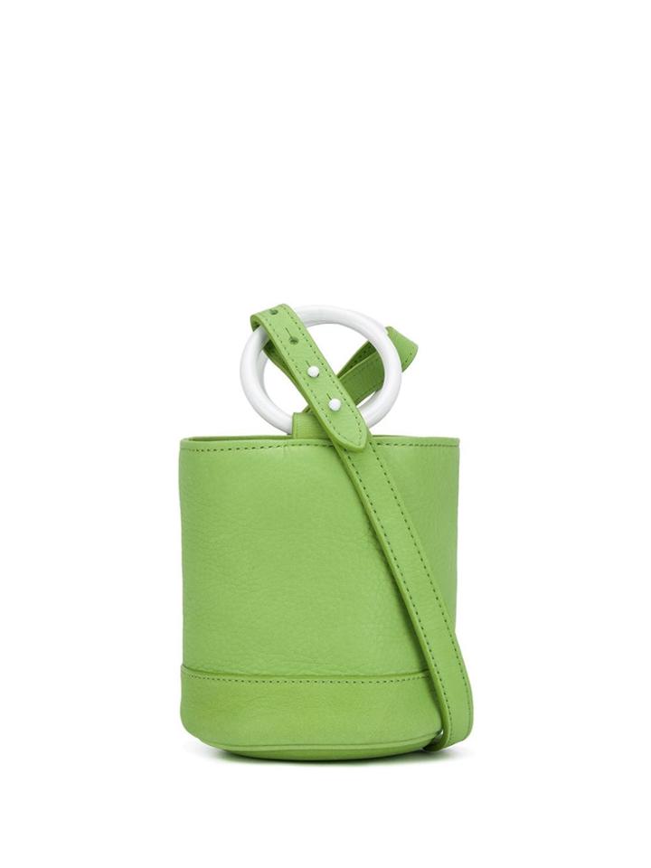 Simon Miller Round Handles Bucket Bag - Green