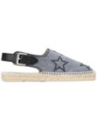 Stella Mccartney Star Embroidered Espadrilles - Grey