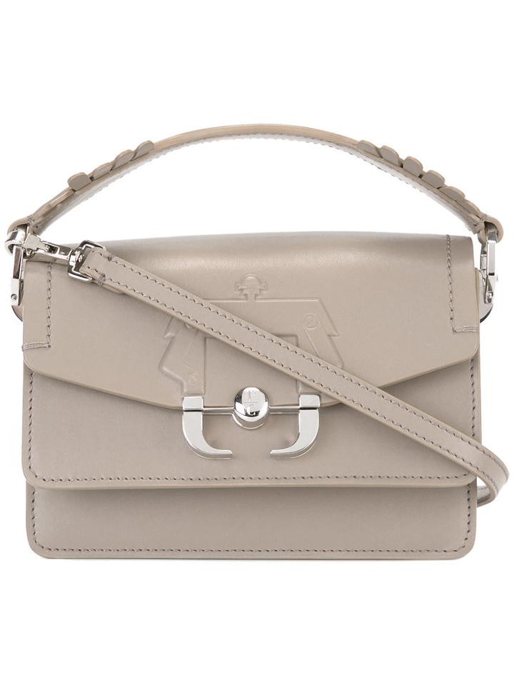 Paula Cademartori Twi Twi Shoulder Bag, Women's, Nude/neutrals, Calf Leather