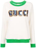 Gucci Logo Sweatshirt - White