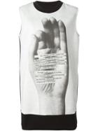 Mm6 Maison Margiela Hand Print Sweatshirt Dress