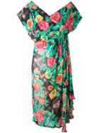 Christian Dior Vintage Floral Print Dress, Women's, Size: 46