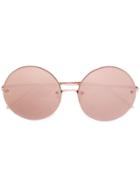 Linda Farrow 657 Sunglasses - Pink & Purple