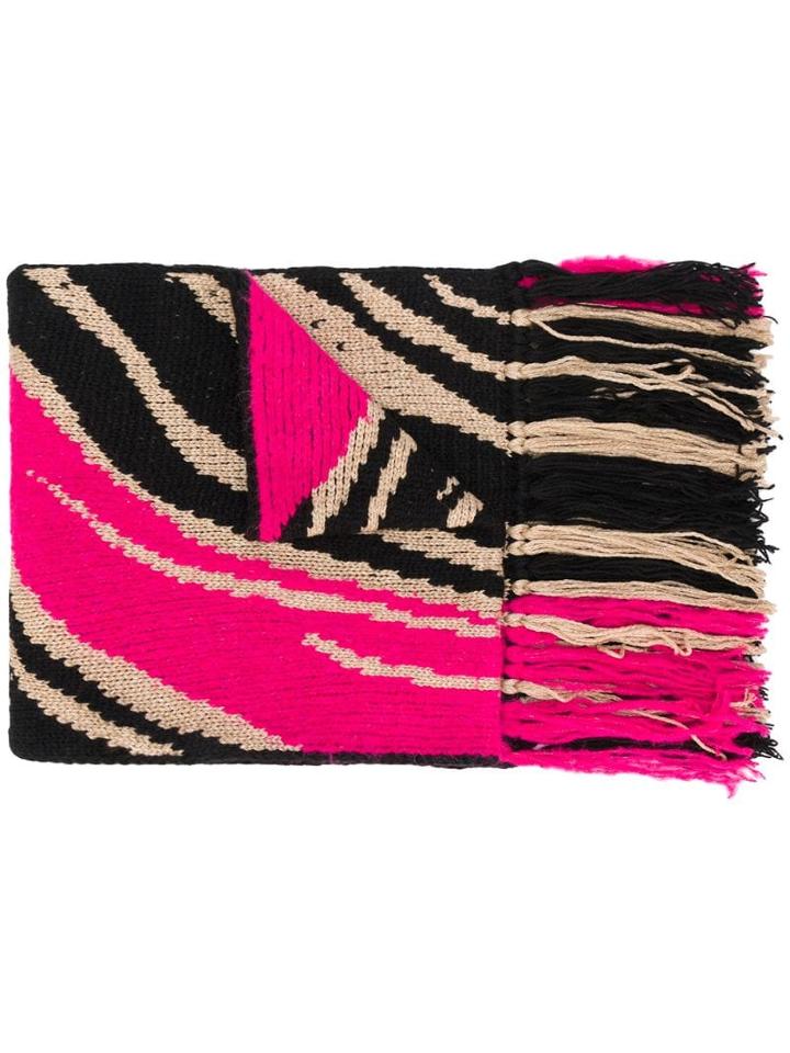 Just Cavalli Knitted Scarf - Pink