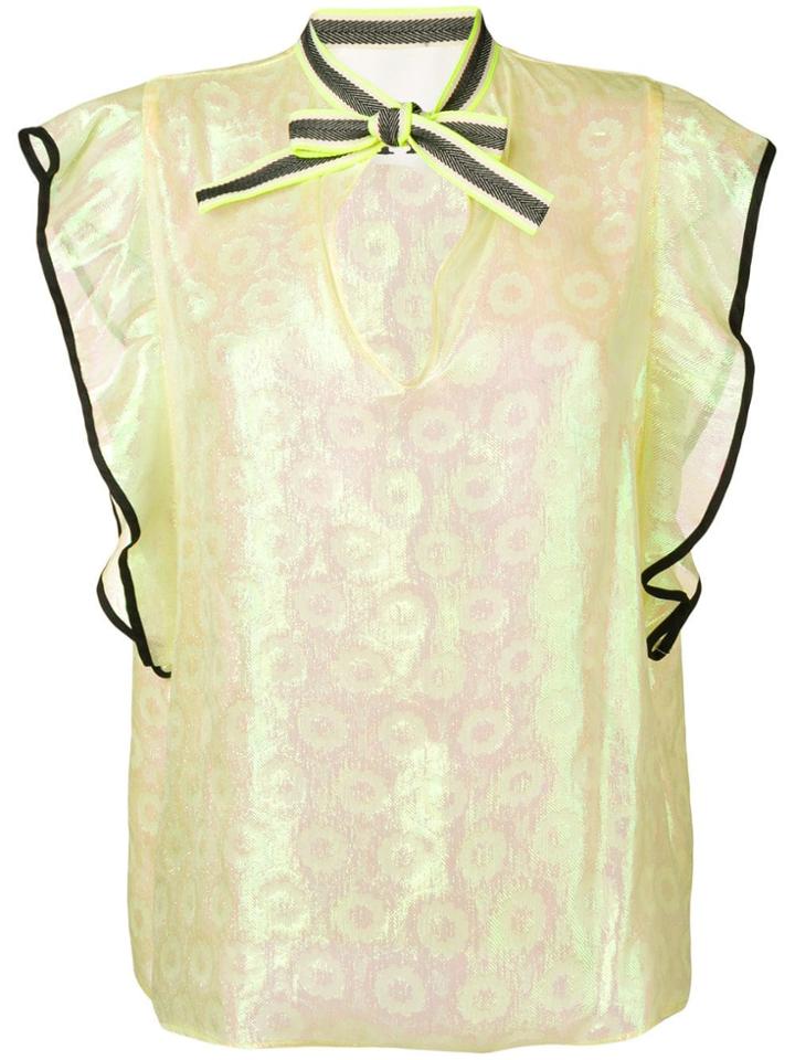 8pm Giallo Paglia Blouse - Yellow