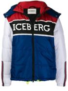 Iceberg Padded Hooded Jacket - Blue